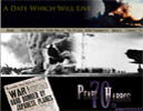Pearl Harbor Anniversary concept web site